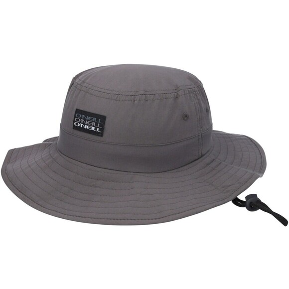 BRAND NEW O'Neill Logo Wetlands Bucket Hat Cap Gray OSFM - Picture 1 of 2